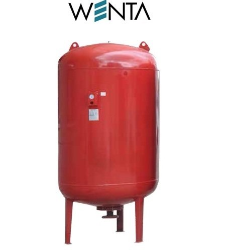 Wenta  WE-500  500 Litre  10 Bar  Dikey Ayaklı Tip Hidrofor ve Genleşme Tankı (Manometreli)