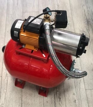 Alarko  PSRM 454   3Hp 220V   50 Litre Yatık Tanklı Paket Hidrofor