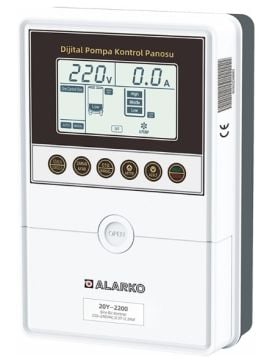 Alarko, 20 Y-CBB, MONOFAZE, 0.5Hp - 3Hp, Dalgıç Pompa, Hidrofor, Dijital Kontrol Panosu (Elektronik)