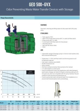 Aquastrong  GEO 500 - 2 GQSM 50-13   Kendinden Depolu Koku Yapmayan Foseptik Tahliye Cihazı