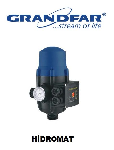 Grandfar HİDROMAT-GFAm3A   -220 VOLT - Kablosuz - Otomatik Basınç Ünitesi (1.5-3.0 Bar çalıştırma basıncı)