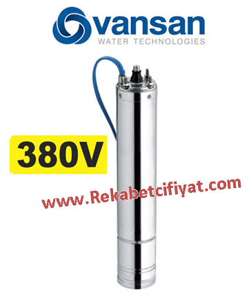 VANSAN VSM 04/2T 2HP 380V 4'' Derin Kuyu Dalgıç Motor