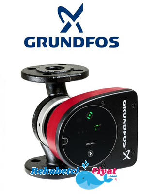 99221275-GRUNDFOS MAGNA1 32-80F Dn32 Pn 6-10 Frekans Kon. Flanşlı Sirkülasyon Pompası