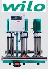 Wilo COE3-Helix FIRST V 1021-5/30/E/KS/7.5 kW   380V 10Hp Üç Pompalı Kademeli Paslanmaz Paket Hidrofor