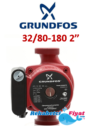 GRUNDFOS UPS2 32/80-180 2\'\' Çıkışlı 3 Hızlı Dişli Sirkülasyon Pompası