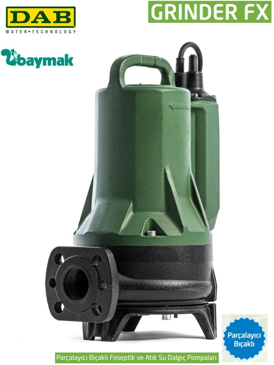 Dab GRINDER FX  15.15  MA   1.6 kW 220V  Parçalayıcı Bıçaklı Dalgıç Pompa