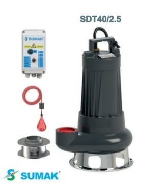 Sumak SDT30/2.5  3Hp 380V  Foseptik Dalgıç Pompa