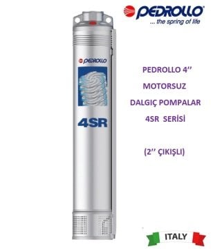 Pedrollo  4SR 15/10     4Hp    4\'\' Motorsuz Dalgıç Pompa (2\'\'  Bağlantı Çapı)