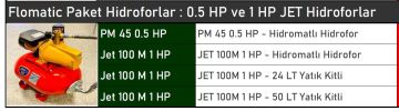 Flomatik Pm 45 0.5hp 220v Preferikal Sürtme Fanlı Pompa