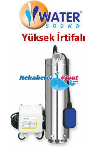 WATER SOUND MXS407 2HP 220V 1 1/4\'\' Çıkışlı Yüksek İrtifalı Komple Paslanmaz Keson Kuyu Dalgıç Pompa