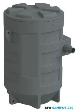 SFA Sanifos 280 1 VX S Atık Su Terfi İstasyonu 280L Vortex Pompalı
