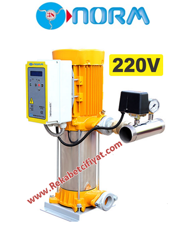 NORM NBH 1/1204M 220V 2HP 5 Kat-24 Daire Tek Pompalı Paket Hidrofor
