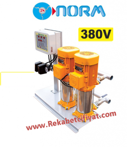 NORM NBH 2/1106T 220V 1HP ÇİFT POMPALI PAKET HİDROFOR