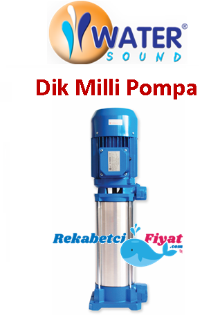 WATER SOUND YMPV9-80 3HP 380V Sessiz Krom Dik Milli Çok Kademeli Pompalar