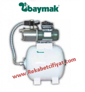 JETINOX 112M-50 Litre - 7 kat / 7 daire- Paslanmaz çelik gövdeli Paket Hidrofor