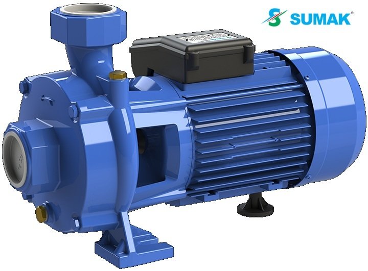 Sumak SMK300/2-S   3Hp 220V  Çift Kademeli Sıcak Su Santrifüj Pompa