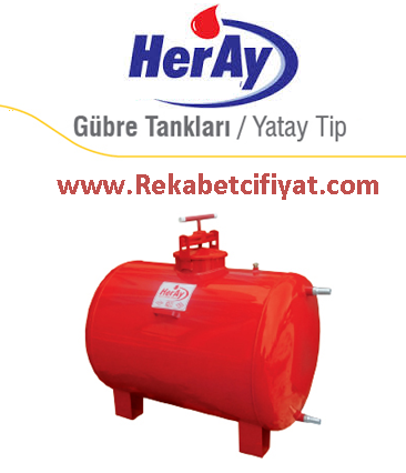 HERAY 300LT 1'' Yatık Tip Gübre Tankı