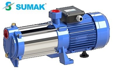Sumak SYM8-220/6   2.2Hp 220V   Yatay Milli Kademeli Pompa (2900 d/d)