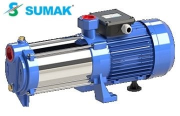 Sumak SYM8-300/8   3Hp 220V   Yatay Milli Kademeli Pompa (2900 d/d)