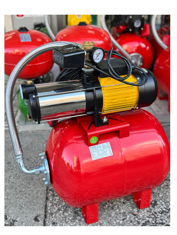 Vortex Vkp s/s 7-05 2HP 220V 50Lt Tanklı Paslanmaz  Kademeli Paket Hidrofor