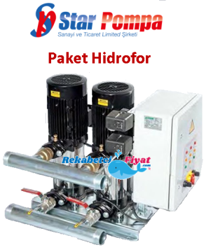 STAR POMPA 2XSD 100/7 T 7.5HP 380v Çift Pompalı Paket Hidrofor