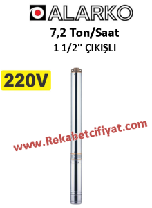 ALARKO 4SDM6/8 1HP 220V 1 1/2 '' ÇIKIŞLI DALGIÇ POMPA