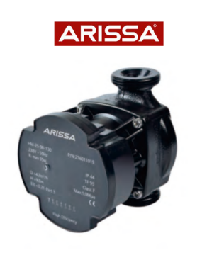 Arissa HM-25-80-130 1 1/2'' Dişli Frekans Kont. Sirkülasyon Pompası