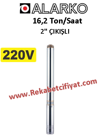 ALARKO 4SDM12/6 1,5HP 220V 2 '' ÇIKIŞLI DALGIÇ POMPA