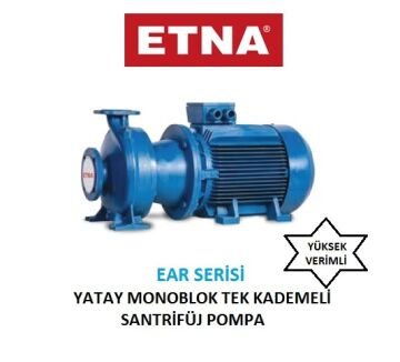 Etna EAR4 80-20/30  4Hp 380V Pik Döküm Gövdeli  Yatay Monoblok Tek Kademeli Santrifüj Pompa (1450 d/dk - Trifaze)