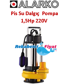 Alarko WSD 25-17 Dalgıç Pompa 1.5 HP | Kirli Su Pompası