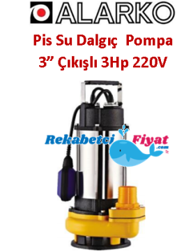 Alarko WSD 55-17 Dalgıç Pompa 3 HP | Kirli Su Pompası