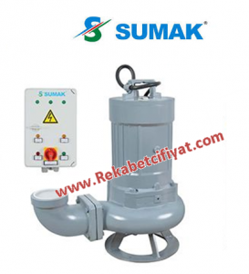 SUMAK, SDTK 75/4 7,5HP 380V Döküm Gövdeli Foseptik Dalgıç Pompa