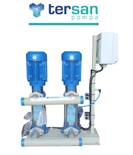 Tersan 2XTH 12-8 5.5kw 7.5hp İki Pompalı Paket Hidrofor