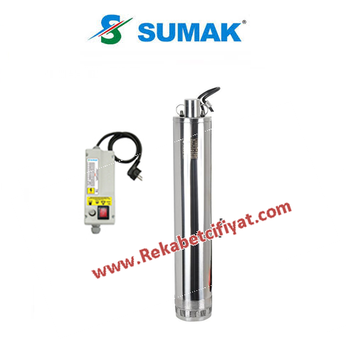 5SDT9 - 1,5HP-380V Pano+ 30mt Kablo 5\'\' Paslanmaz Dalgıç Pompası