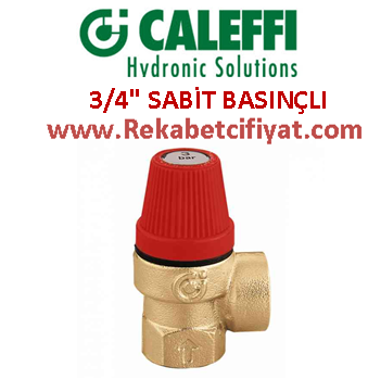 CALEFFI 3/4'' 4 Bar Sabit Basınçlı Emniyet Ventili