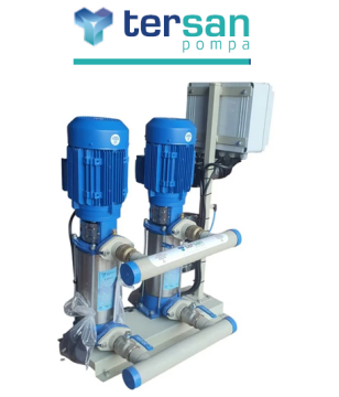 Tersan 2XTH 10-7 3kw 4hp İki Pompalı Paket Hidrofor