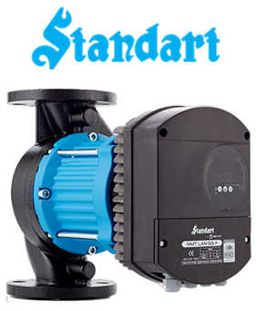 Standart NMT MAX II S 32/120F Dn32 Pn10/6 Frekans Kontrollü Islak Rotorlu Sirkülasyon Pompası