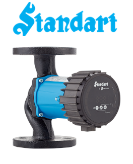 Standart NMT SMART 40/60F Dn40 Pn10/6 Frekans Kontrollü Islak Rotorlu Sirkülasyon Pompası