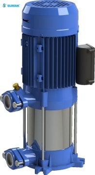 Sumak SHT16-550/5   5.5 Hp 380V  Düşey Milli Kademeli Pompa
