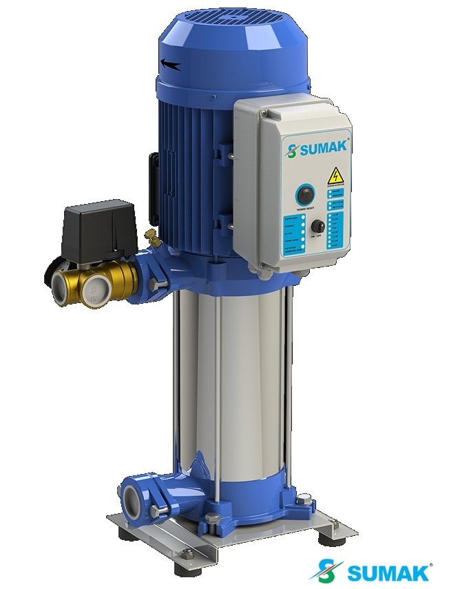 Sumak  SHT16A  750/6  1X5.5 kW  380V  Tek Pompalı Düşey Milli Kademeli Hidrofor
