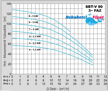 STANDART TH1xSBT-V 90/4 2HP 380V Tek Pompalı Paket Hidrofor
