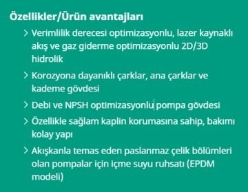 Wilo Helix  V 403-1/16/E/S   0.5Hp 380V  Dik Milli Çok Kademeli Yüksek Verimli Komple Paslanmaz Santrifüj Pompa