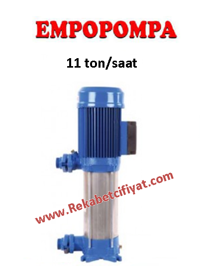 EMPO EMD-90/6 M 220V 3HP Noril Fanlı Dik Milli Pompa