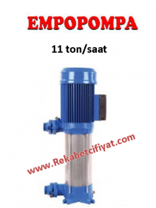 EMPO EMD-90/6 M 220V 3HP Noril Fanlı Dik Milli Pompa