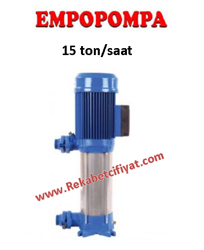 EMPO EMD-100/4 T 380V 5,5HP Noril Fanlı Dik Milli Pompa