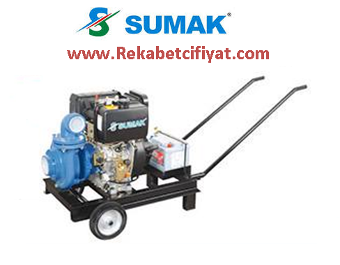 SMT750/4 D 7,5HP 4\'\' Çıkışlı Marşlı Dizel Motopomp Su Motoru