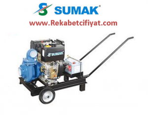 SMT750/4 D 7,5HP 4\'\' Çıkışlı Marşlı Dizel Motopomp Su Motoru