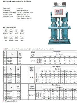 Domak KPDR40-3    2X7.5Hp 380V  İki Pompalı Panolu Hidrofor