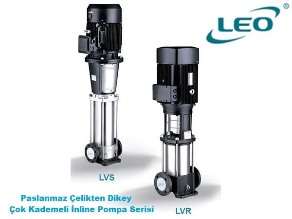 Leo  LVR120-3-1    40Hp  380V    Dikey Milli İnline Paslanmaz Çelik Pompa