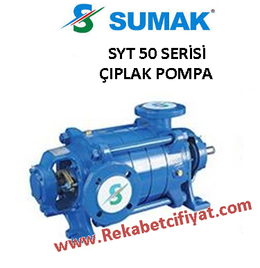SUMAK SYT 50/2 20HP Yatay Milli Kademeli Çıplak Pompa
